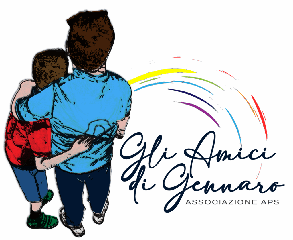 Illustrazione di due bambini in tenuta sportiva abbracciati